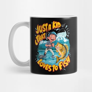 A Kids Fishing Passion Mug